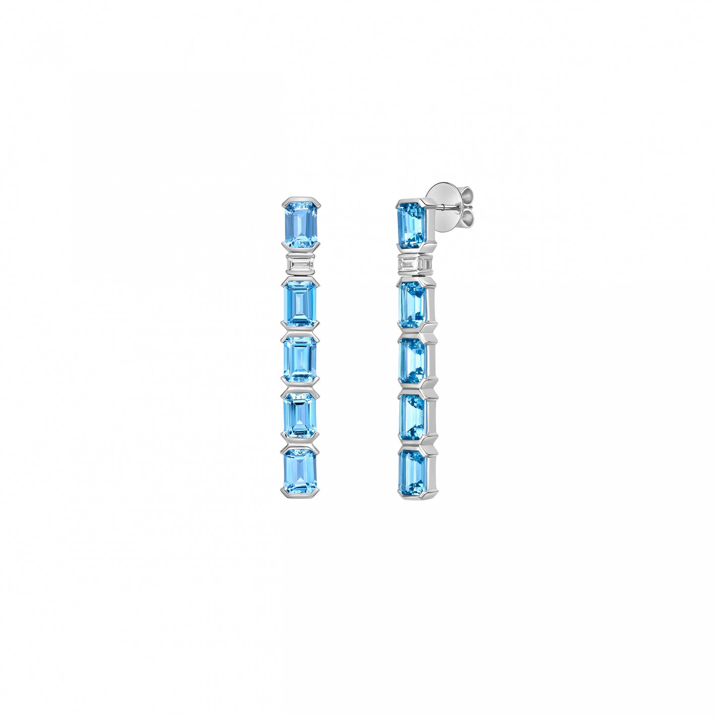 Aquamarine Drop Earring