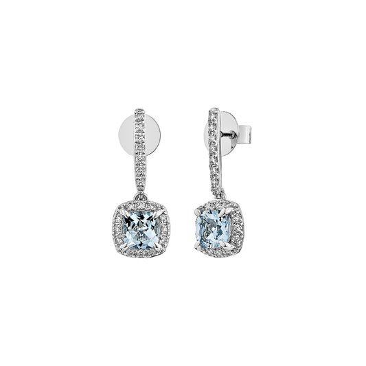 Aquamarine Drop Earring