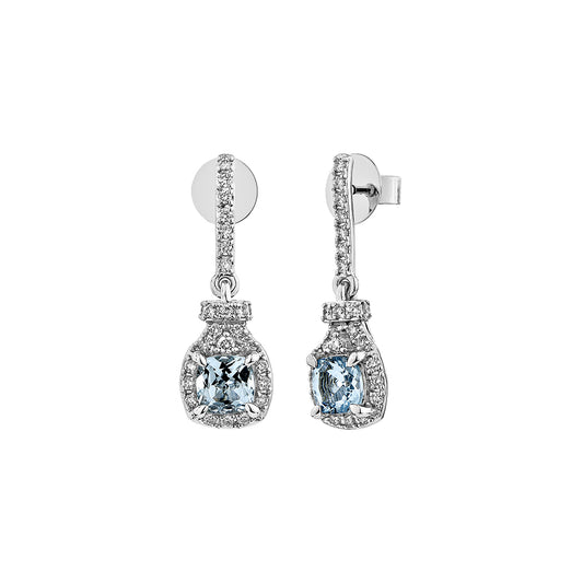 Aquamarine Drop Earring