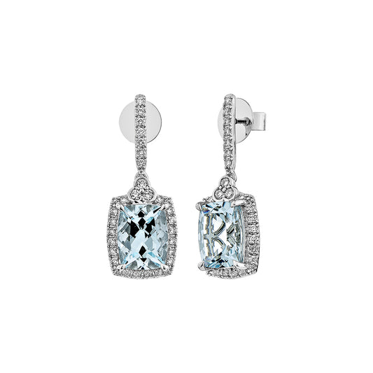 Aquamarine Drop Earring