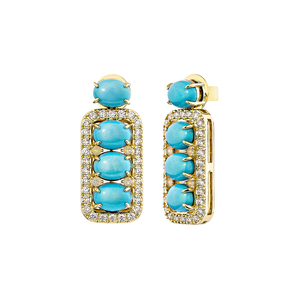 Turquoise Drop Earring