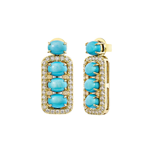 Turquoise Drop Earring