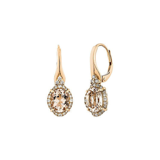 Morganite Drop Earring