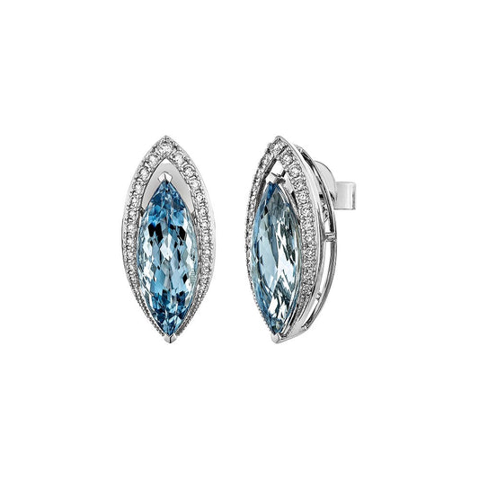 Santa Maria Aquamarine Stud Earring