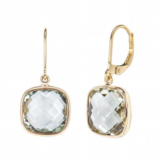 Mint Quartz Drop Earring