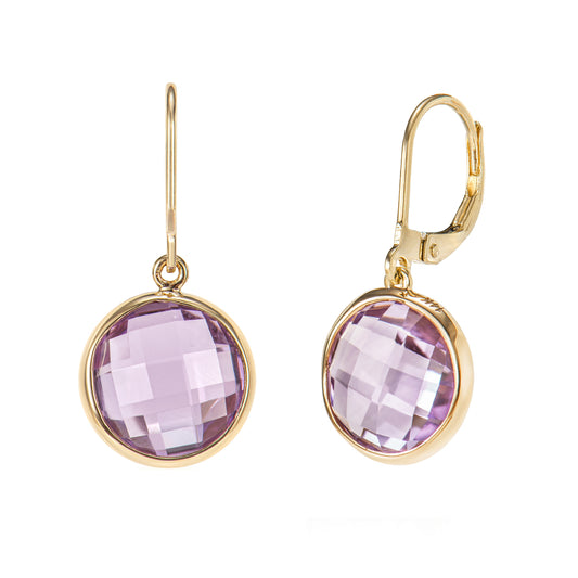 Amethyst Drop Earring