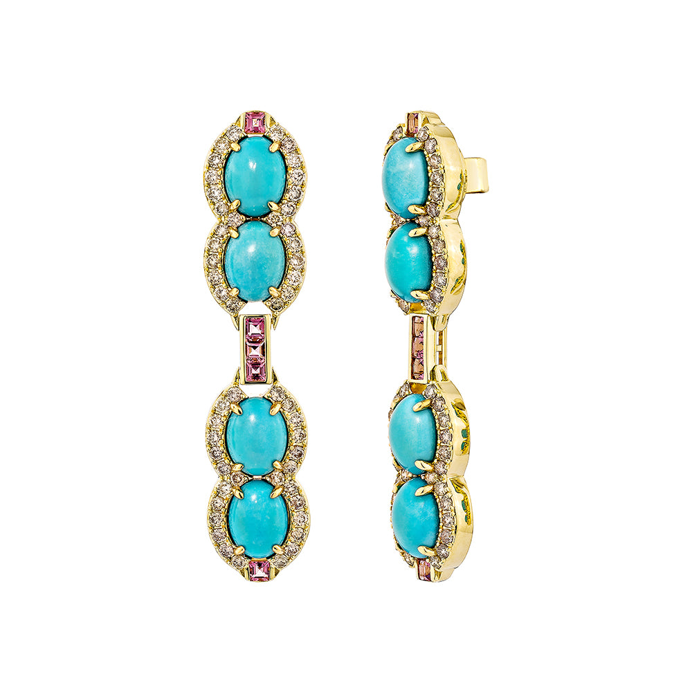 Turquoise Drop Earring