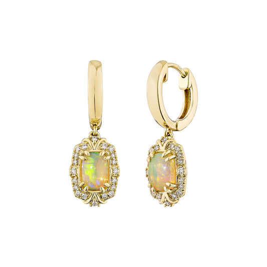 Opal Drop Earring