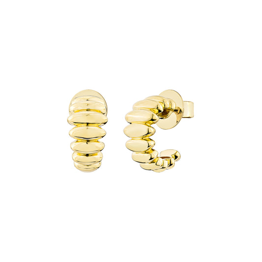 Chunky Gold Hoop Earring