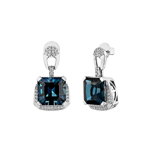 London Blue Topaz Drop Earring