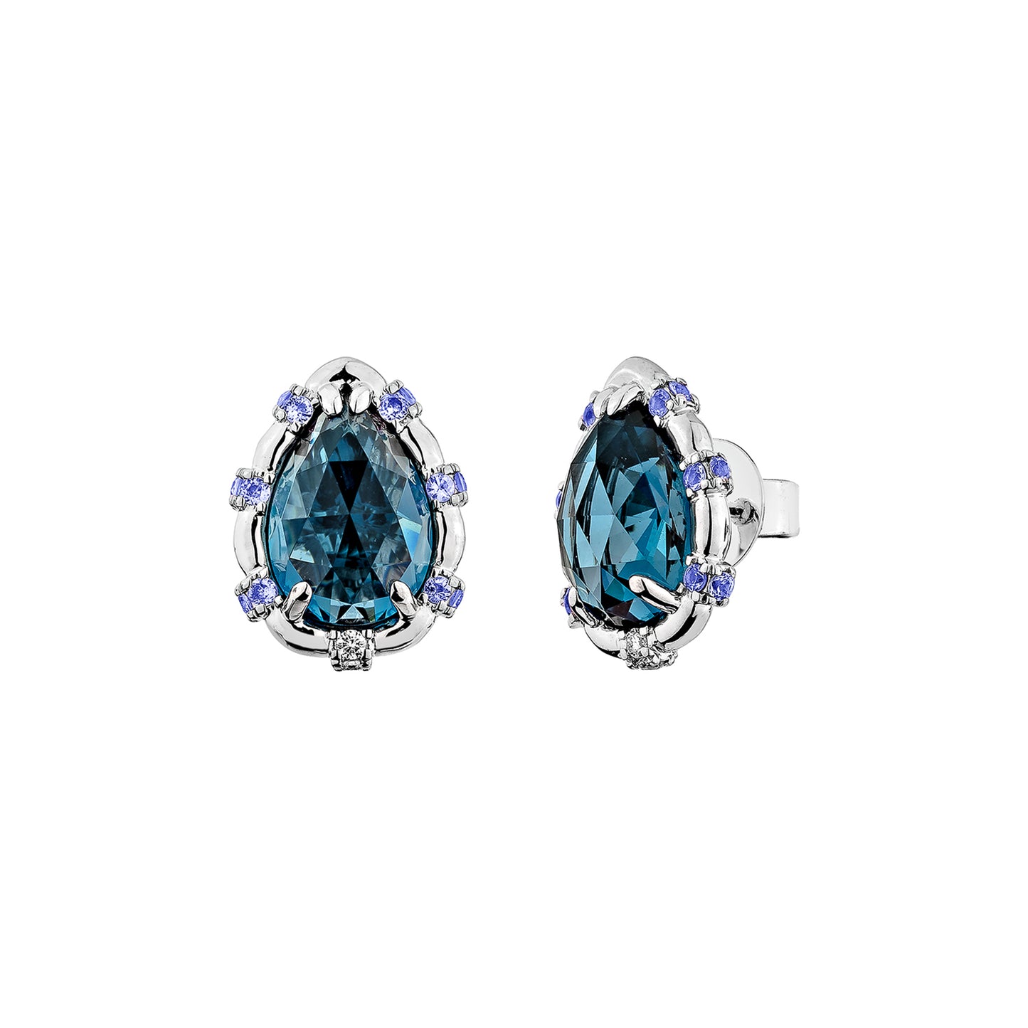 London Blue Topaz Teardrop Earring