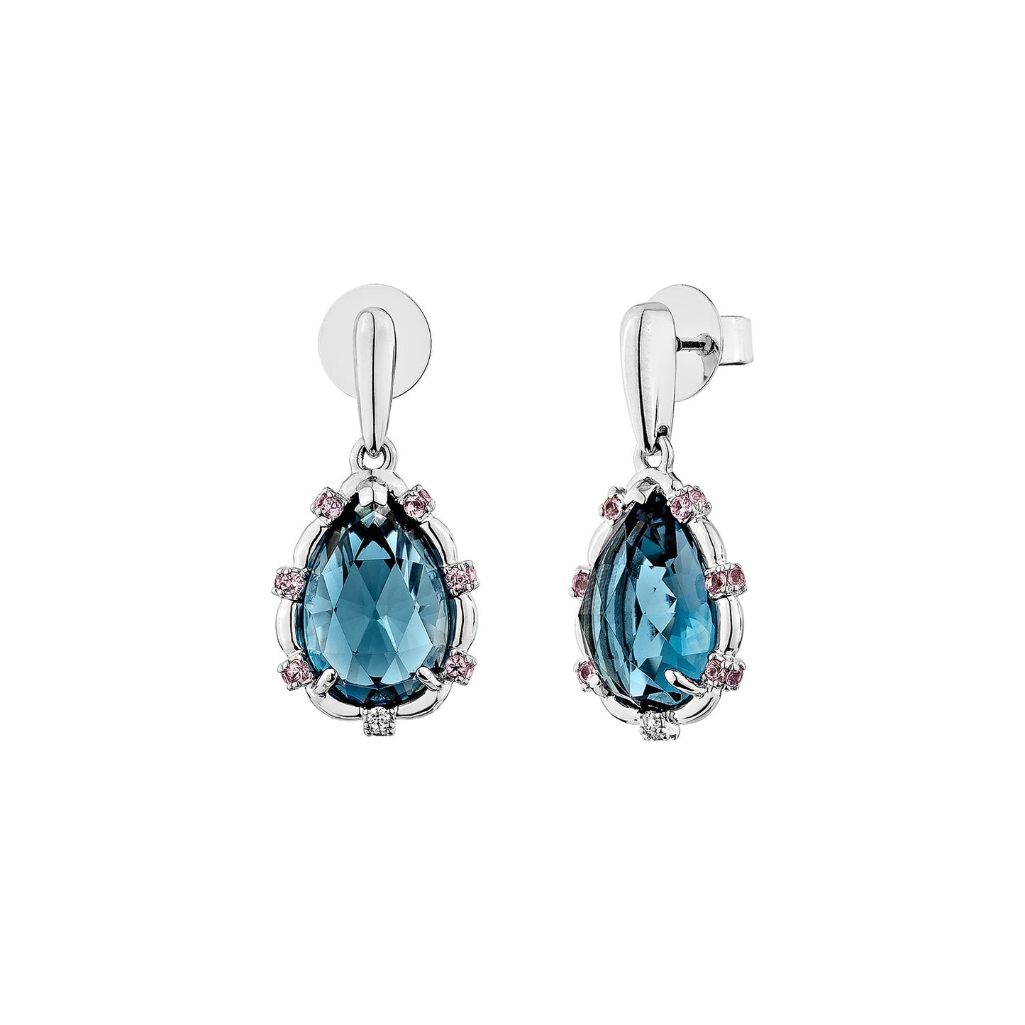 London Blue Topaz Teardrop Earring