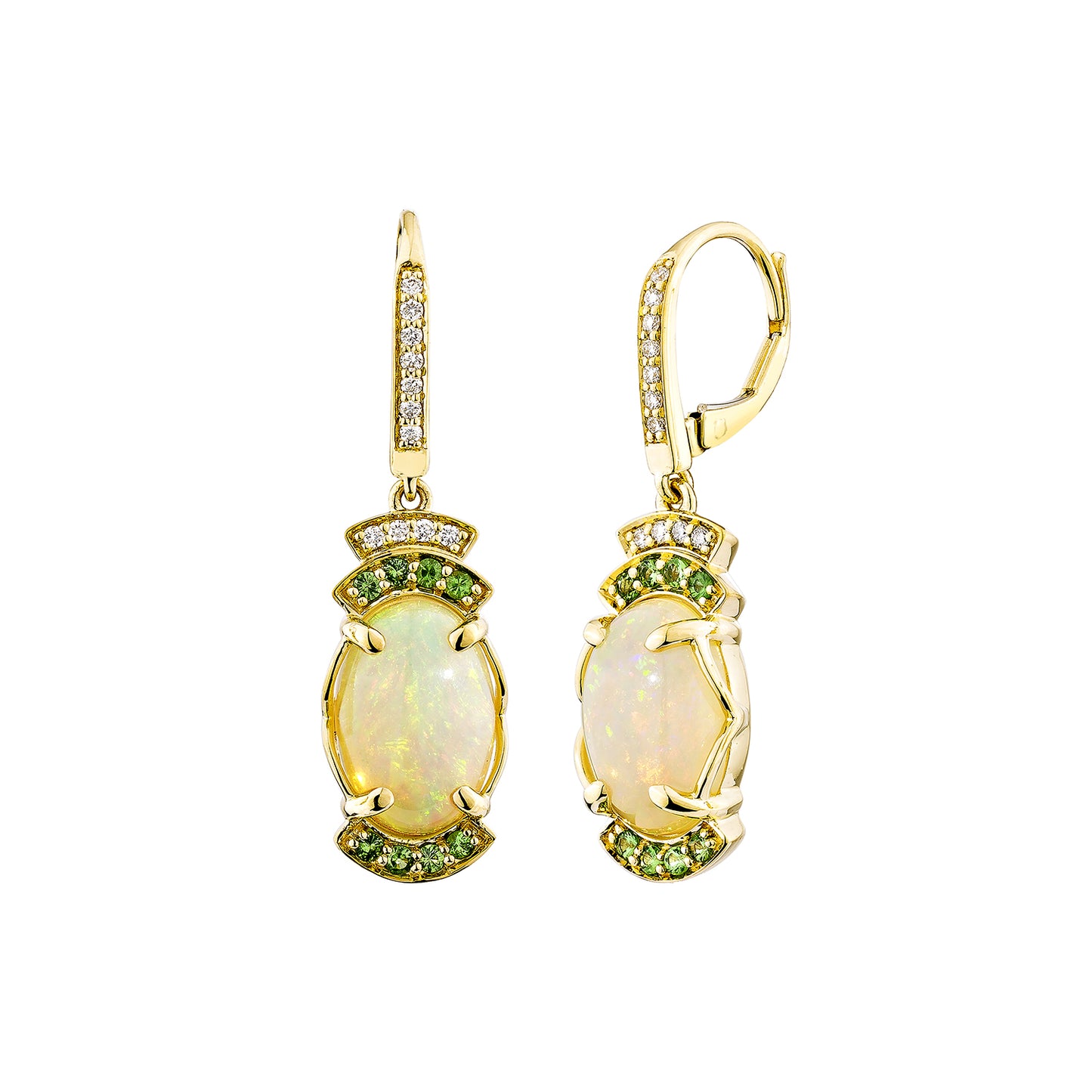 Opal Drop Earring