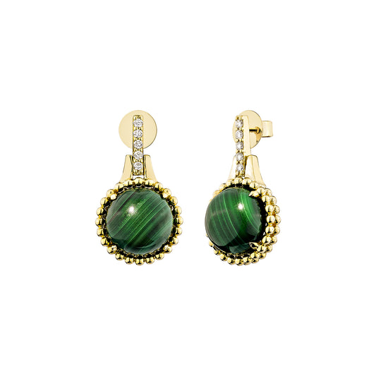 Malachite Drop Earring