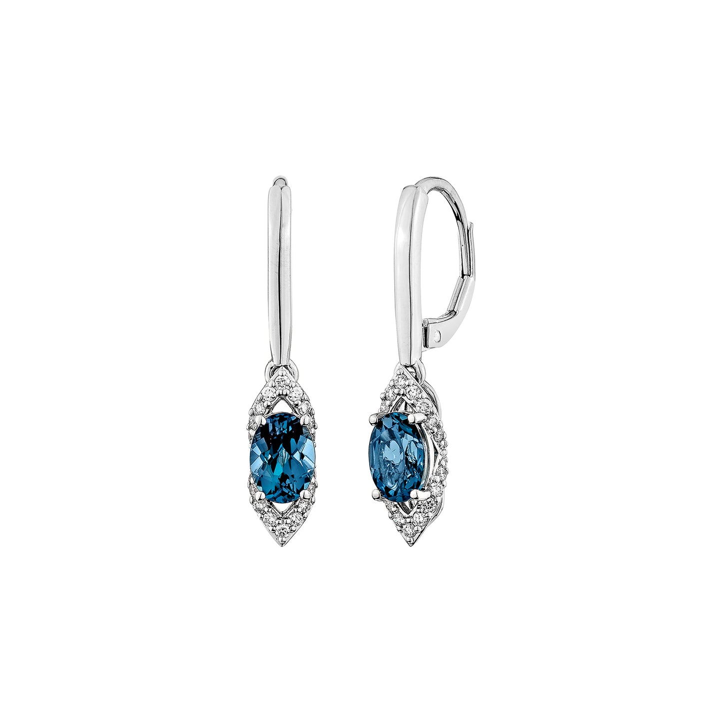 London Blue Topaz Drop Earring