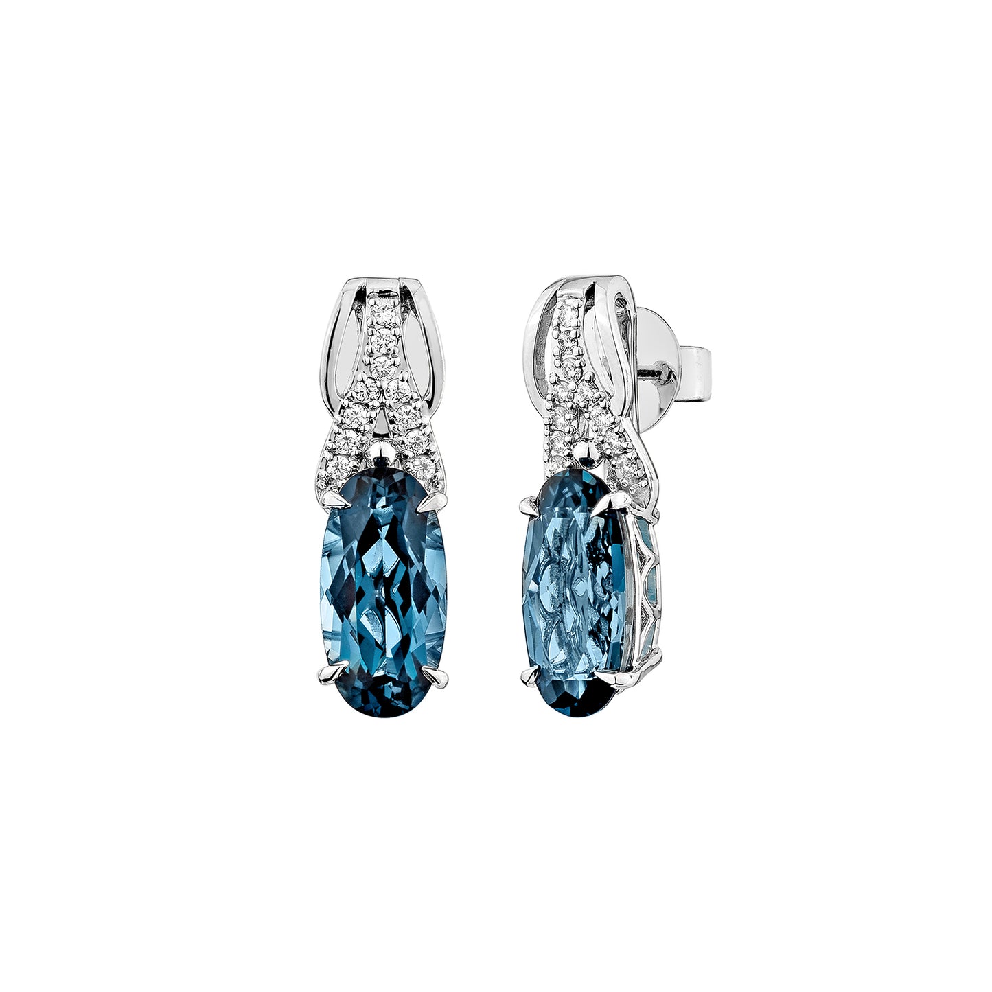 London Blue Topaz Drop Earring