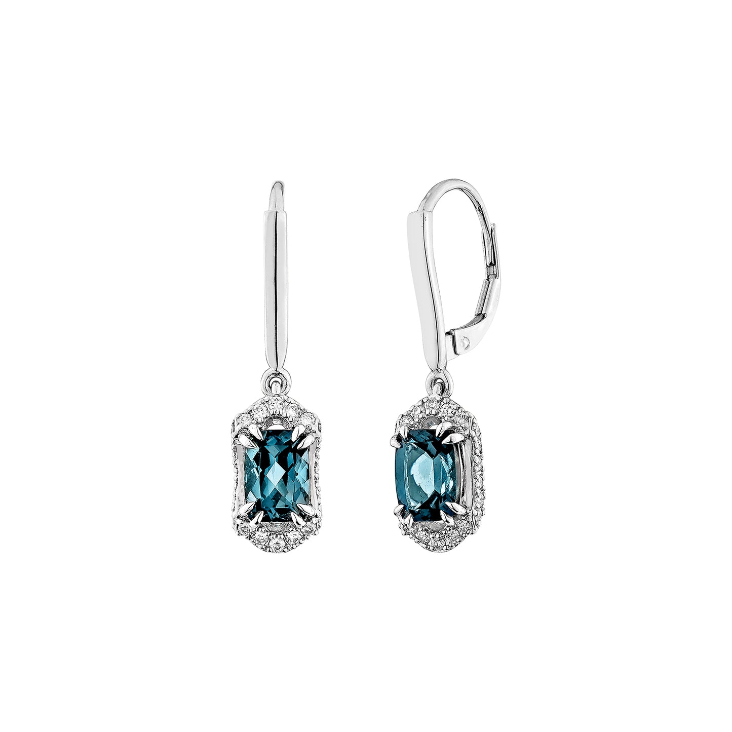 London Blue Topaz Drop Earring