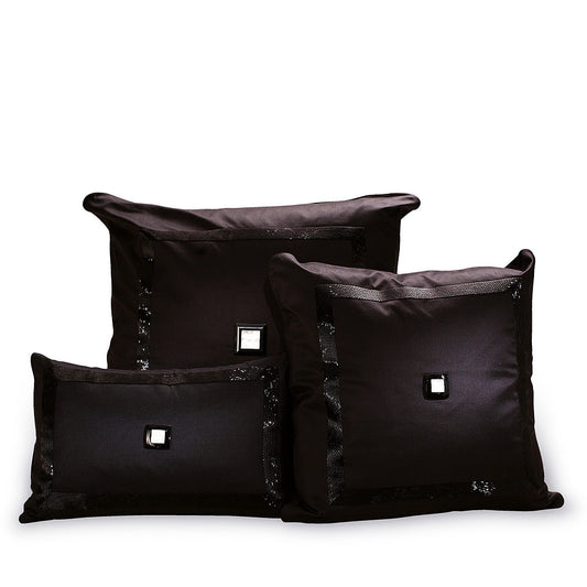 Masque De Femme Beaded Cushion