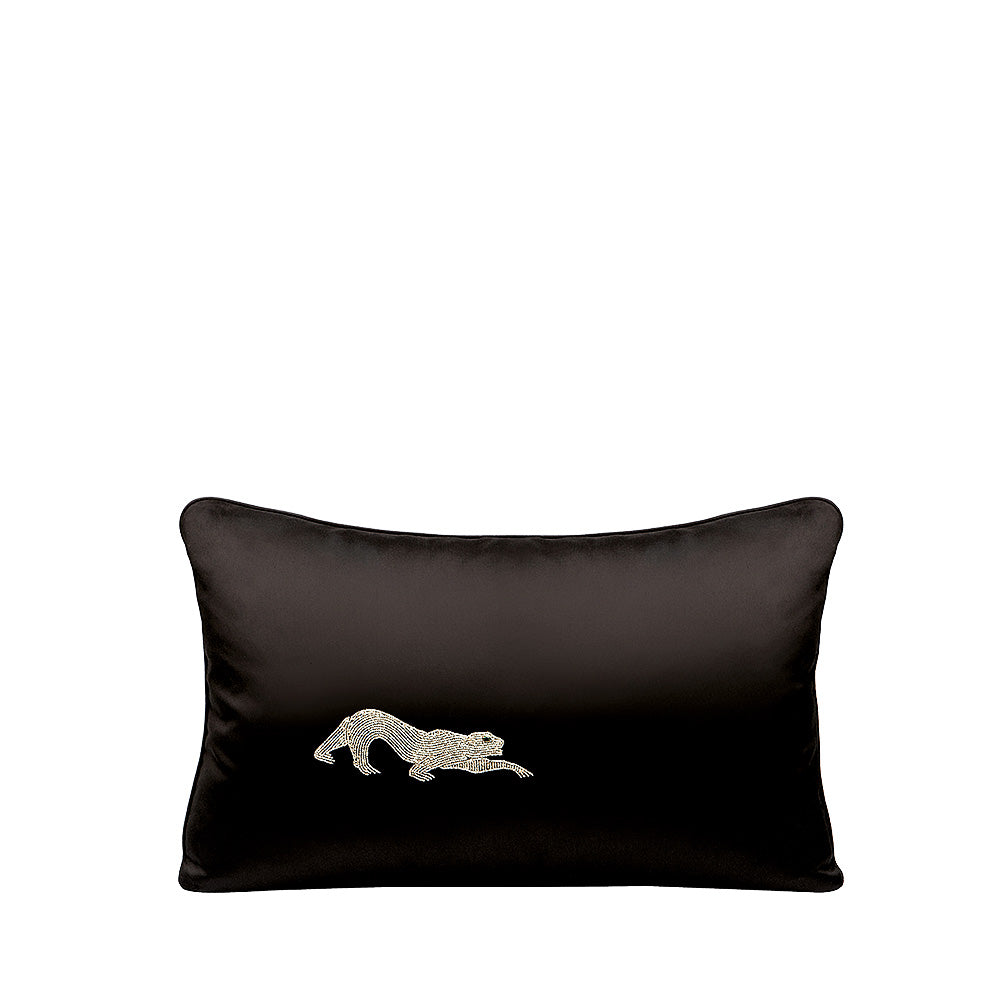 Panthère Beaded Small Cushion