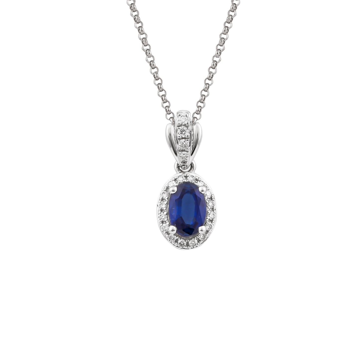 Blue Sapphire Classic Pendant