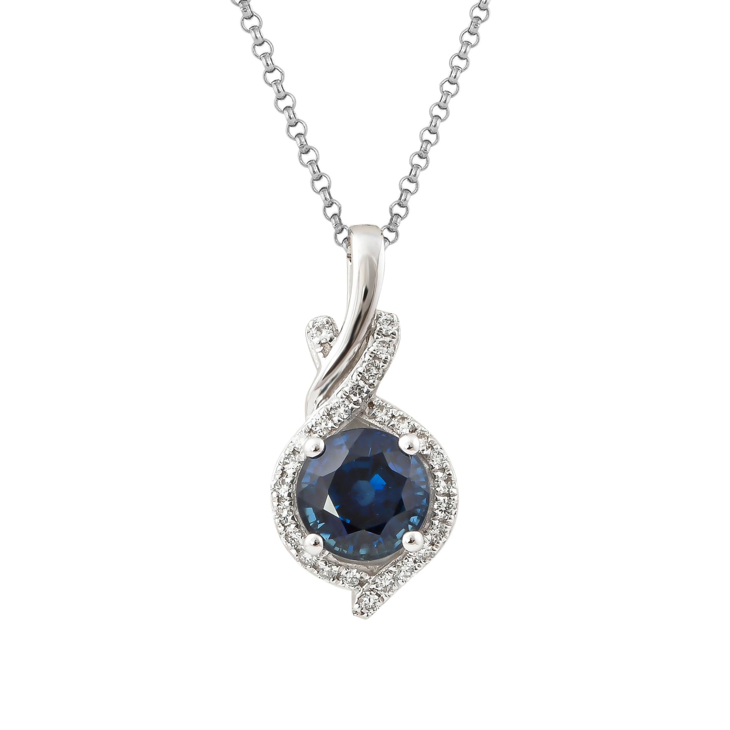 Blue Sapphire Classic Pendant