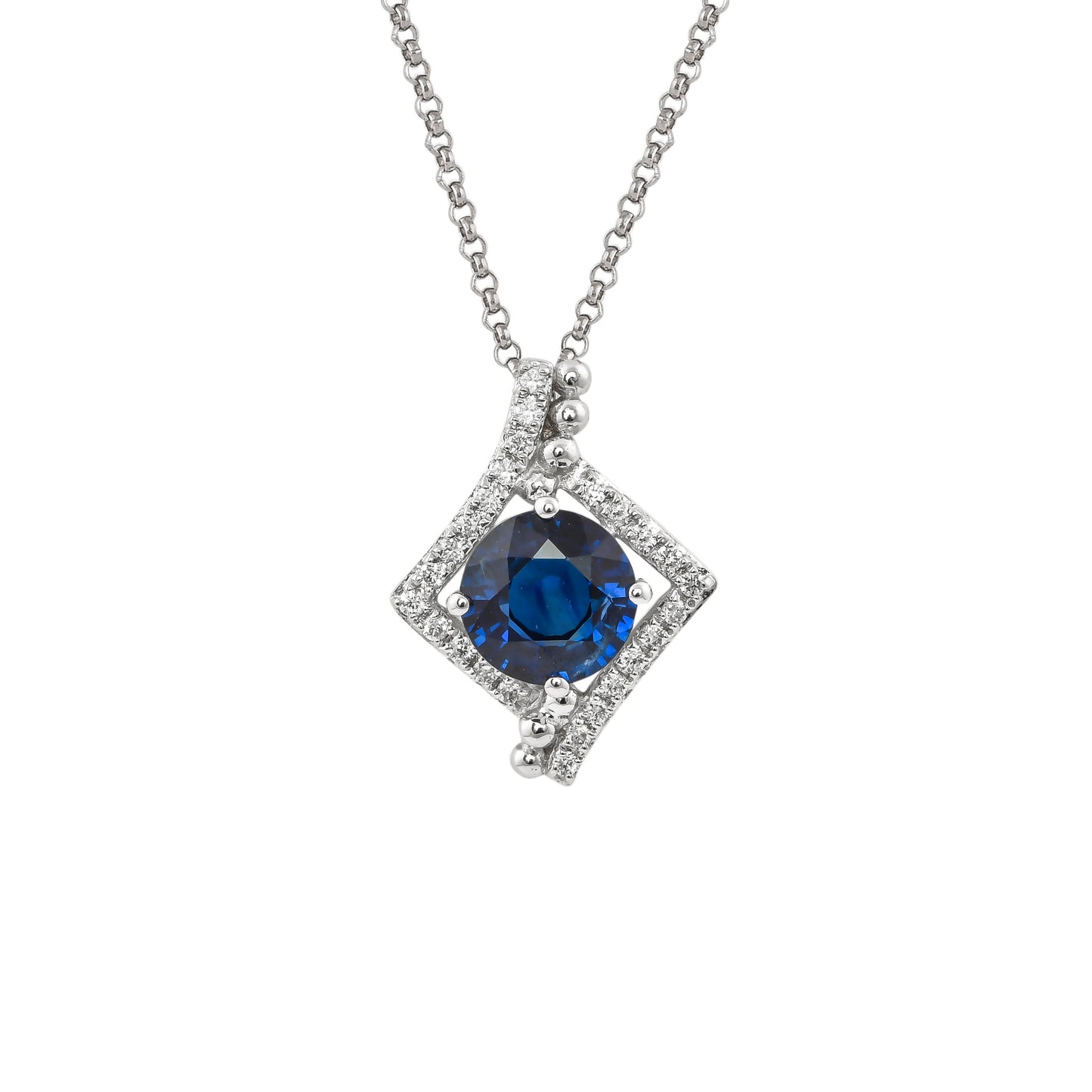 Blue Sapphire Classic Pendant