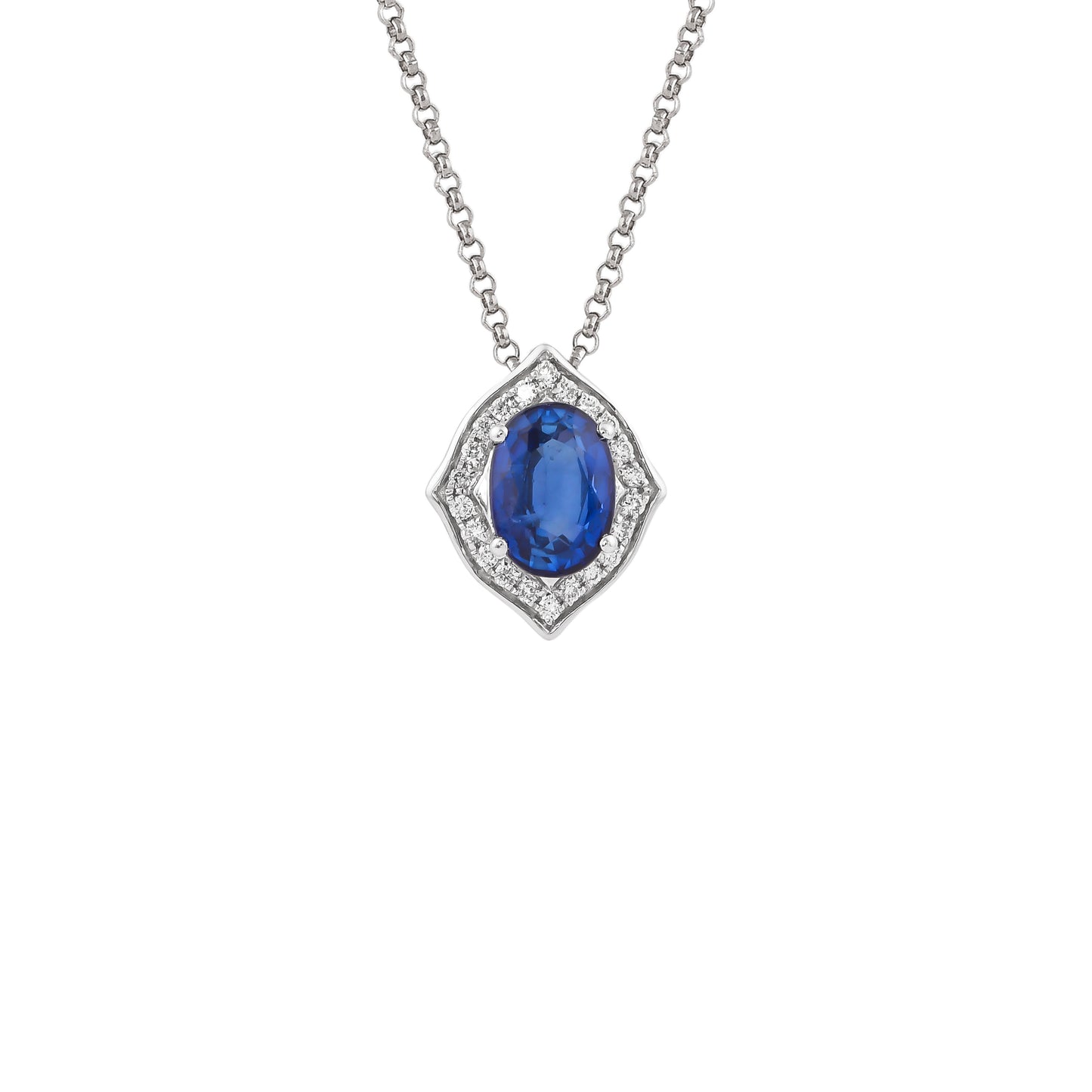 Blue Sapphire Classic Pendant