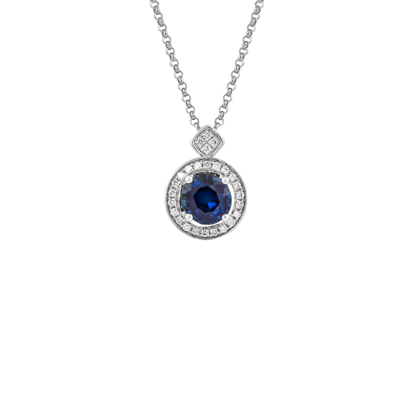 Blue Sapphire Classic Pendant