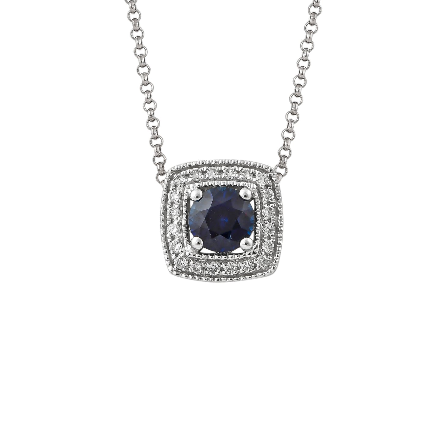 Blue Sapphire Classic Pendant