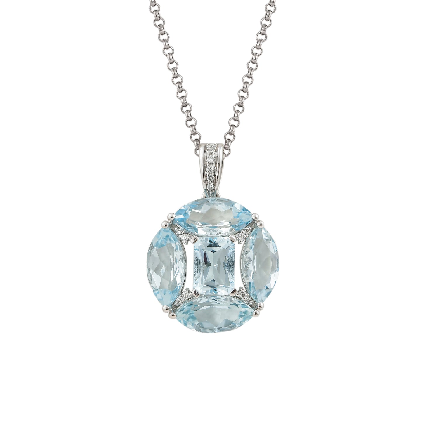 Aquamarine Classic Pendant