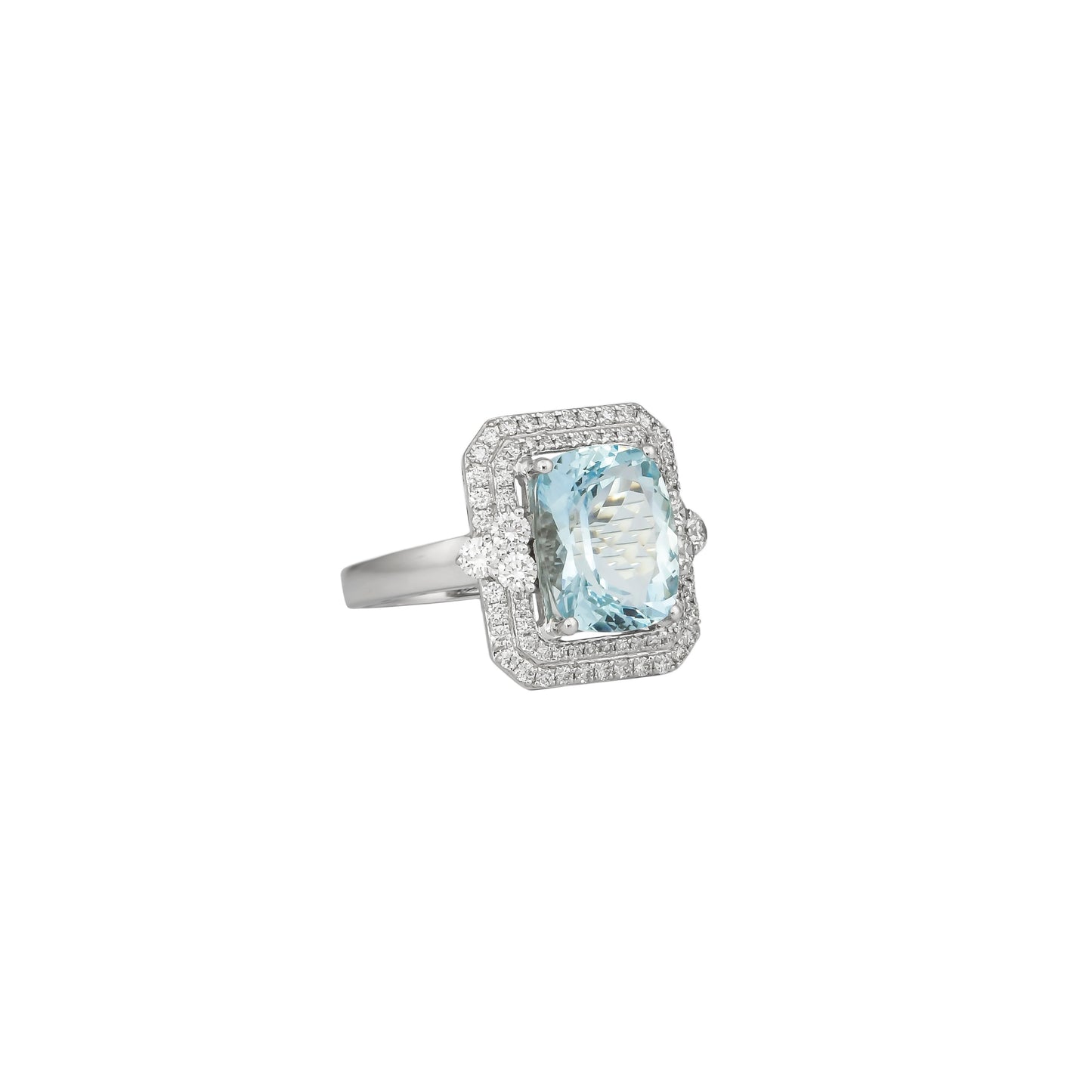 Aquamarine Classic Ring