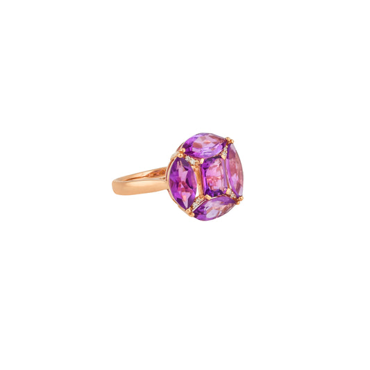 Amethyst  Classic Ring