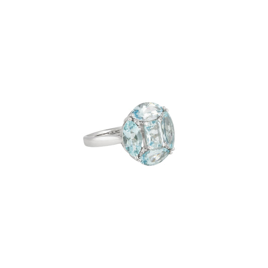 Aquamarine Classic Ring