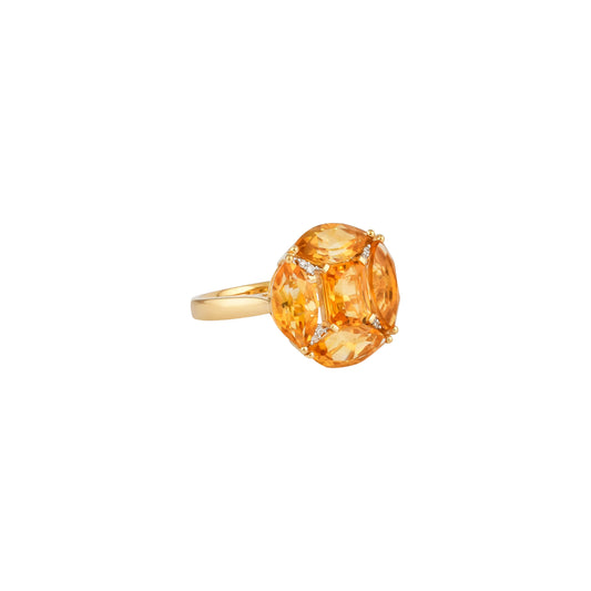 Citrine Classic Ring