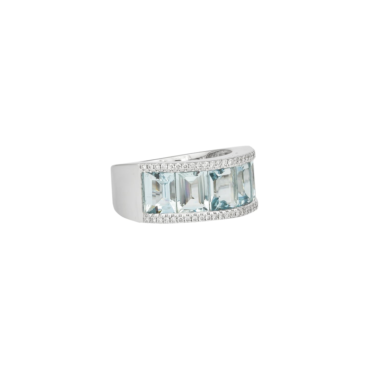 Aquamarine Classic Ring