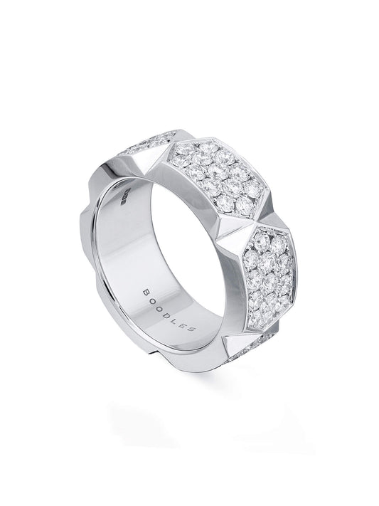 Jazz Pavé Diamond Ring