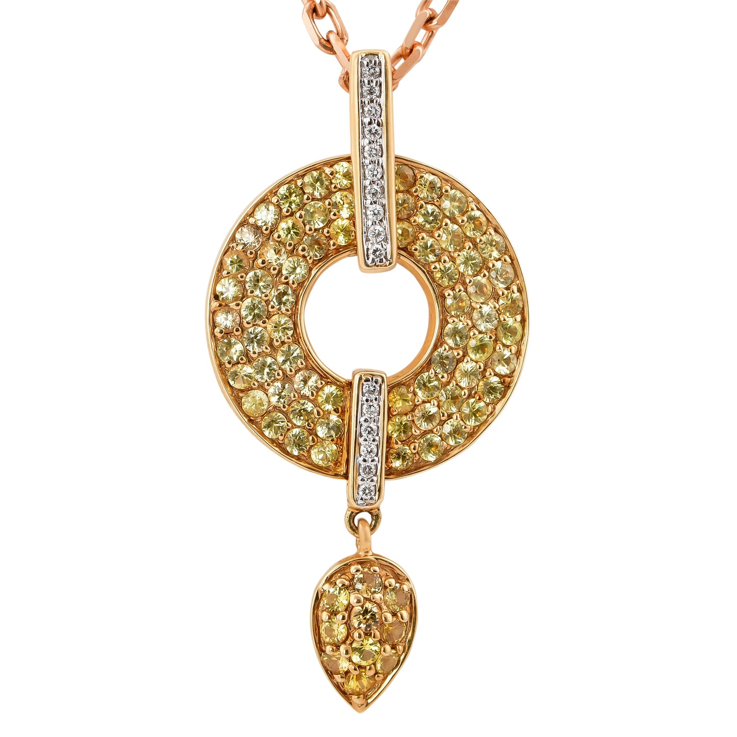 Yellow Sapphire Classic Pendant