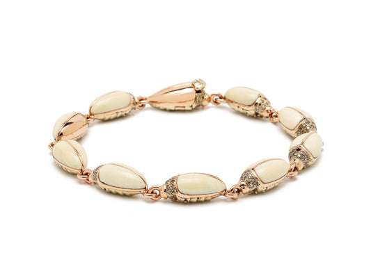 Mini Scarab Mammoth Bracelet