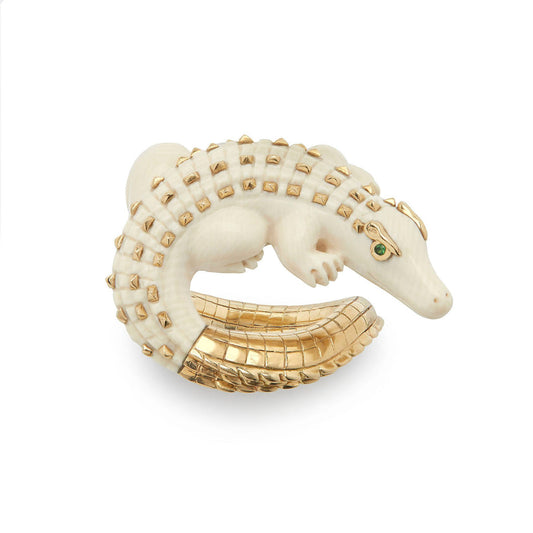 Alligator Mammoth Twist Ring