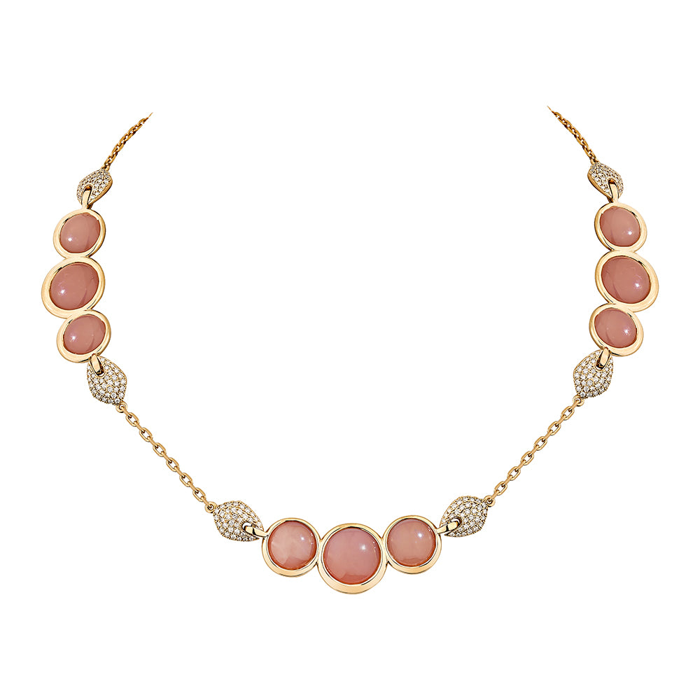 Guava Quartz Necklace