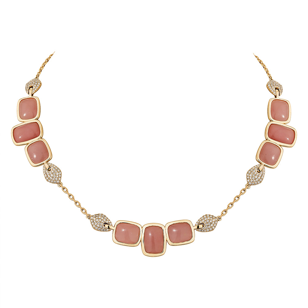 Guava Quartz Necklace