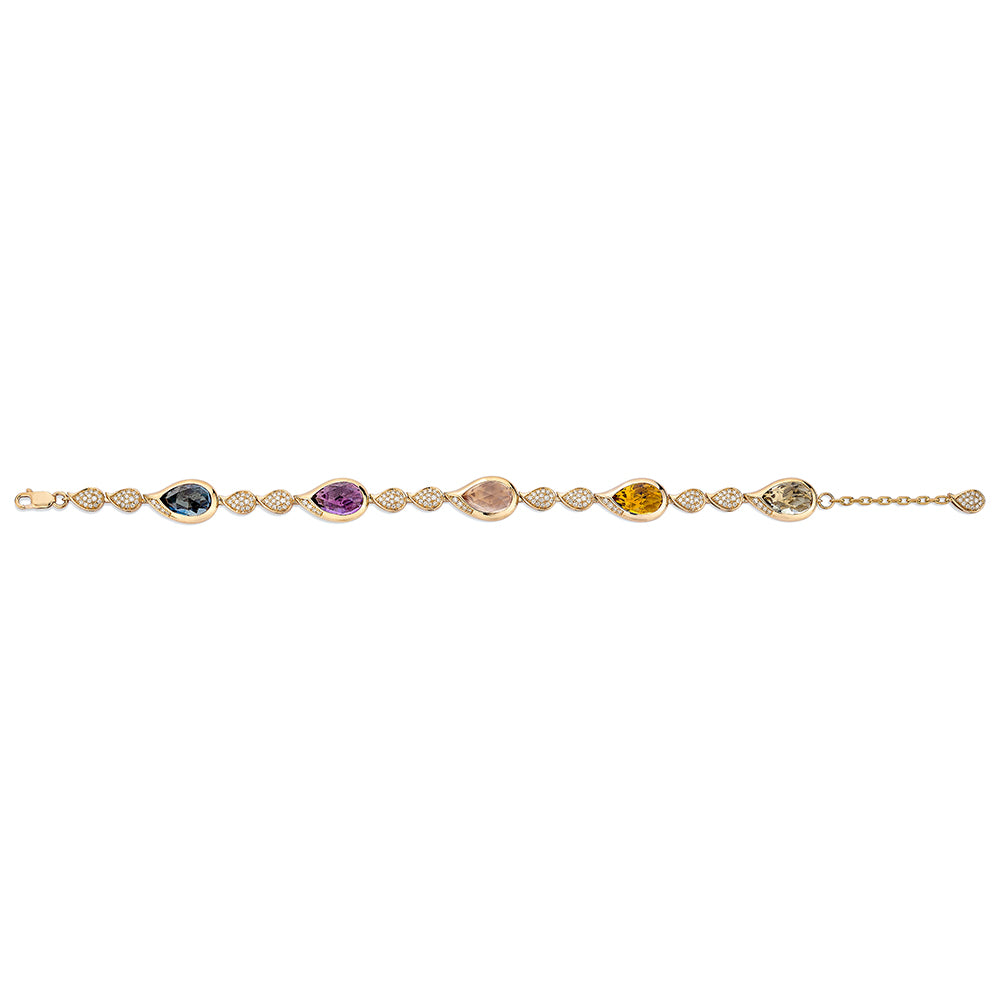 Multi Gemstone Bracelet