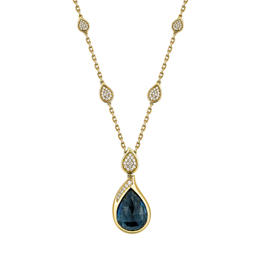 London Blue Topaz Necklace