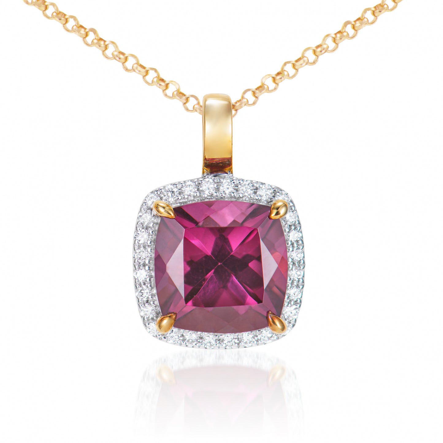 Rhodolite Pendant