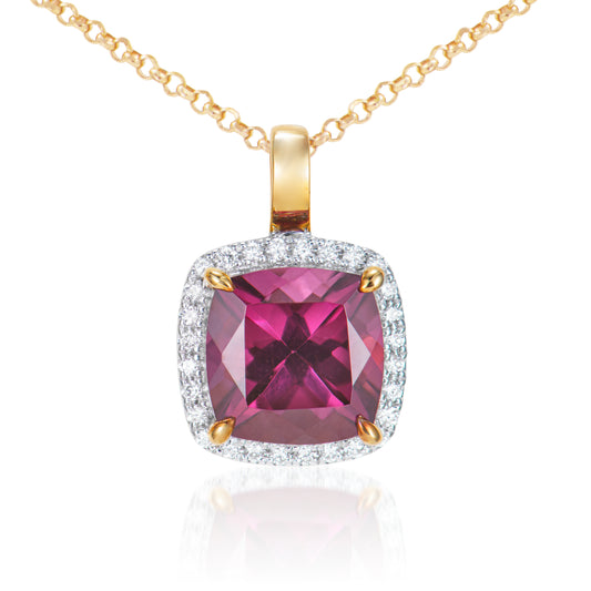 Rhodolite Pendant