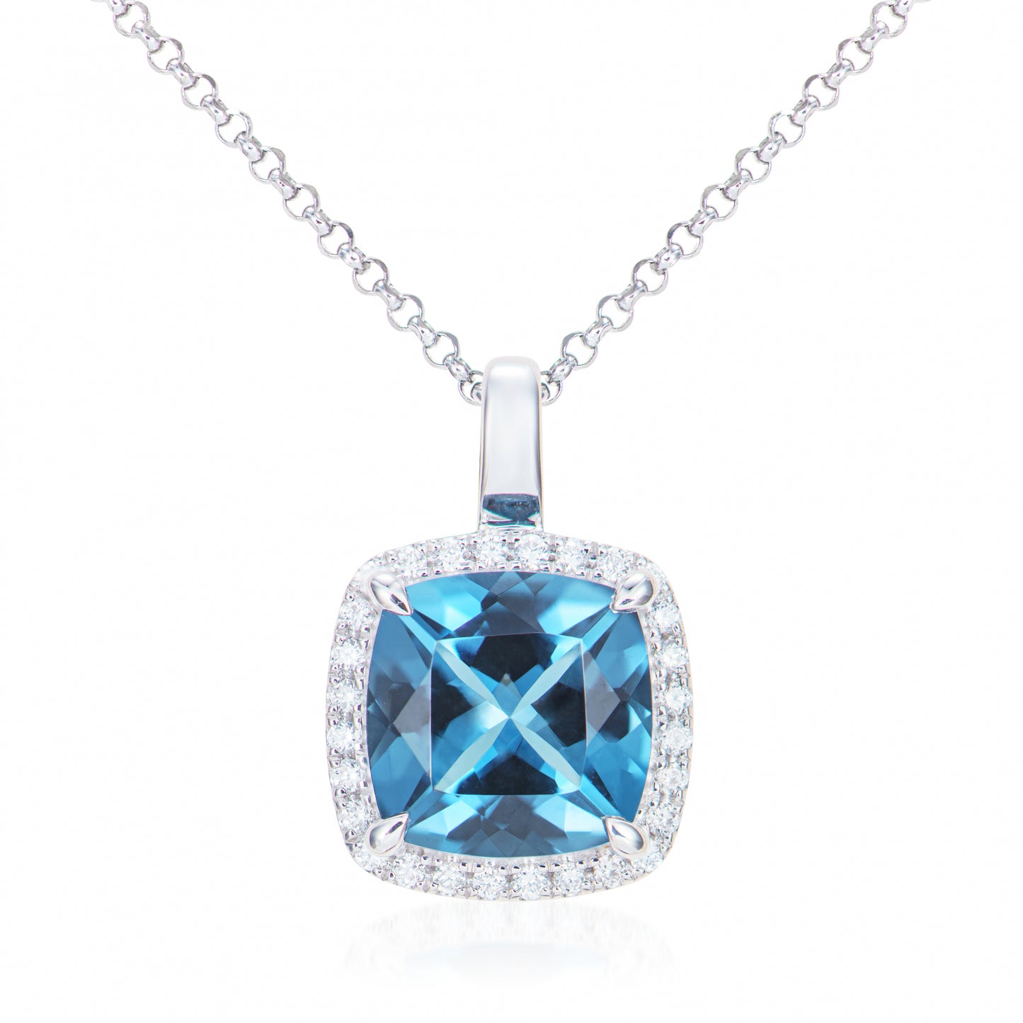 London Blue Topaz Pendant