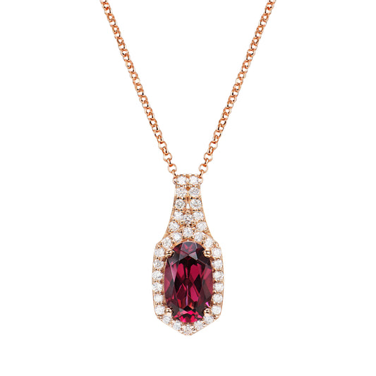 Rhodolite Pendant