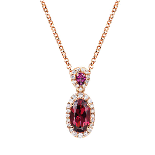Rhodolite Pendant