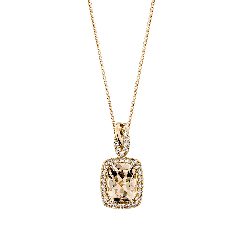 Morganite Pendant