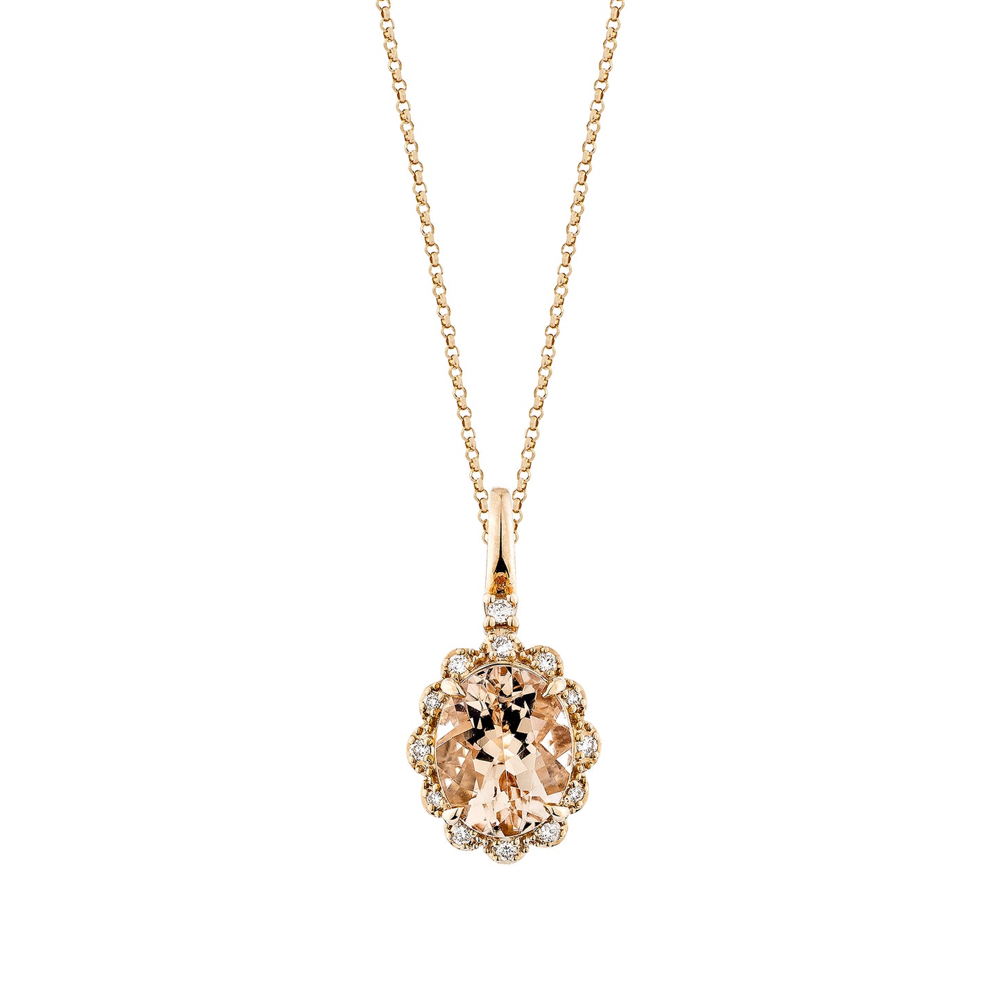 Morganite Pendant